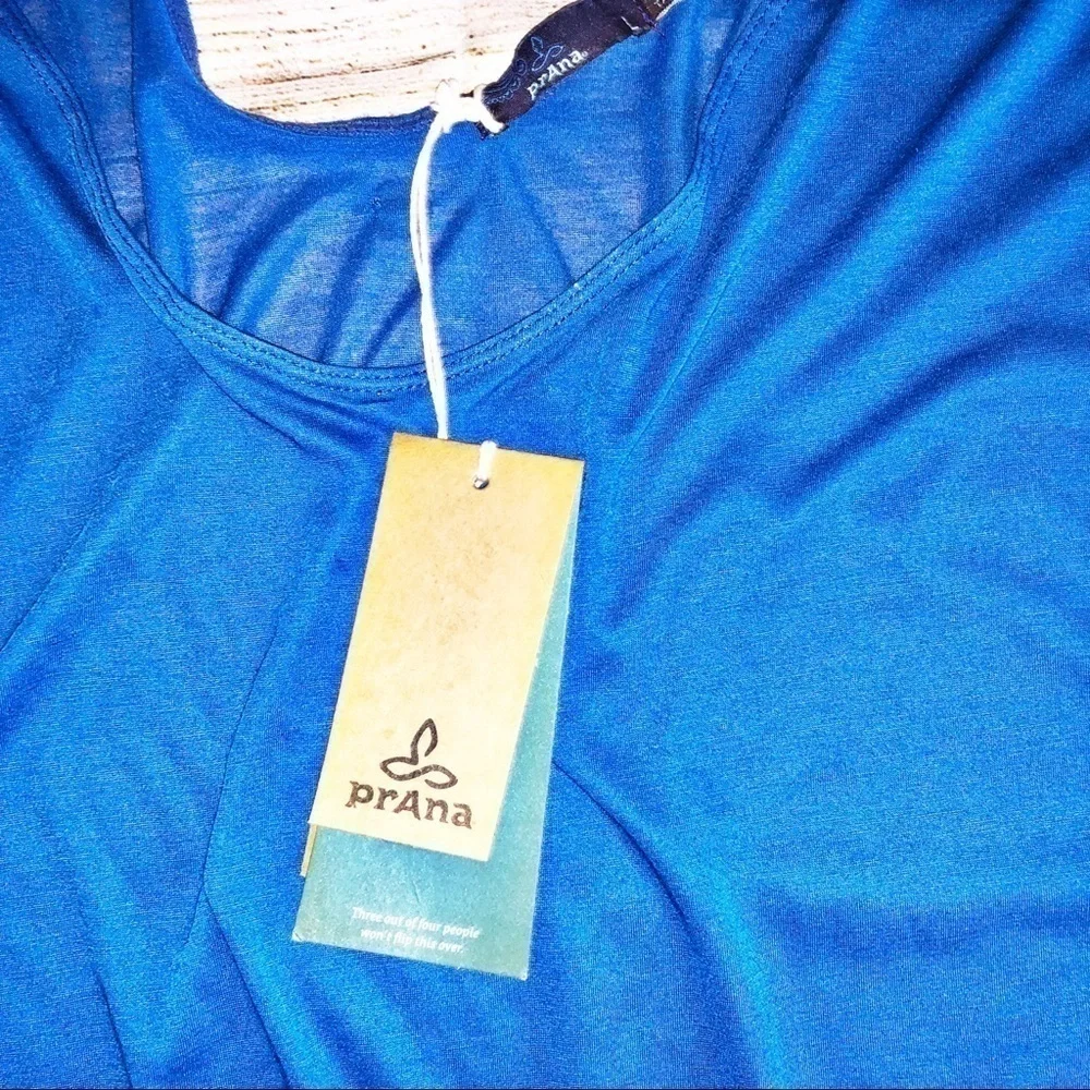 Prana Island Blue Saida Kaftan Size L